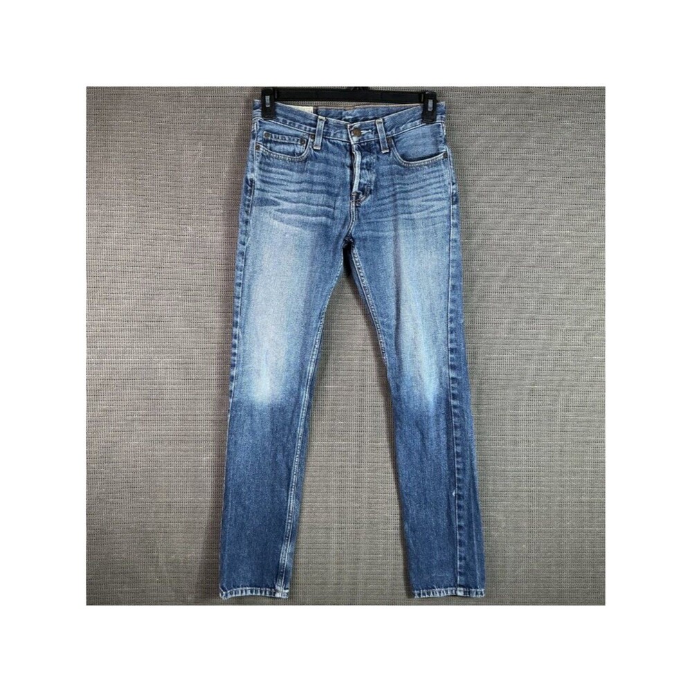 Hollister Skinny Fit Denim Jeans W29 X L32 Blue Wash Men's Classic Pants
